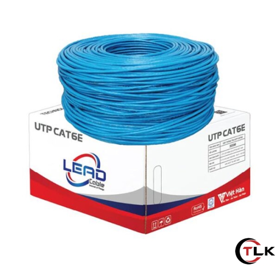Dây cáp mạng Việt Hàn LEAD CAT6E UTP 25AWG