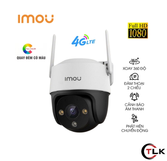 CAMERA IMOU DÙNG SIM 4G - S21FTP BAN ĐÊM CÓ MÀU - CHÍNH HÃNG 4G